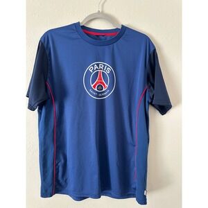 Paris Saint-Germain PSG Mens XL Blue Football Club Jersey Weeplay Shirt